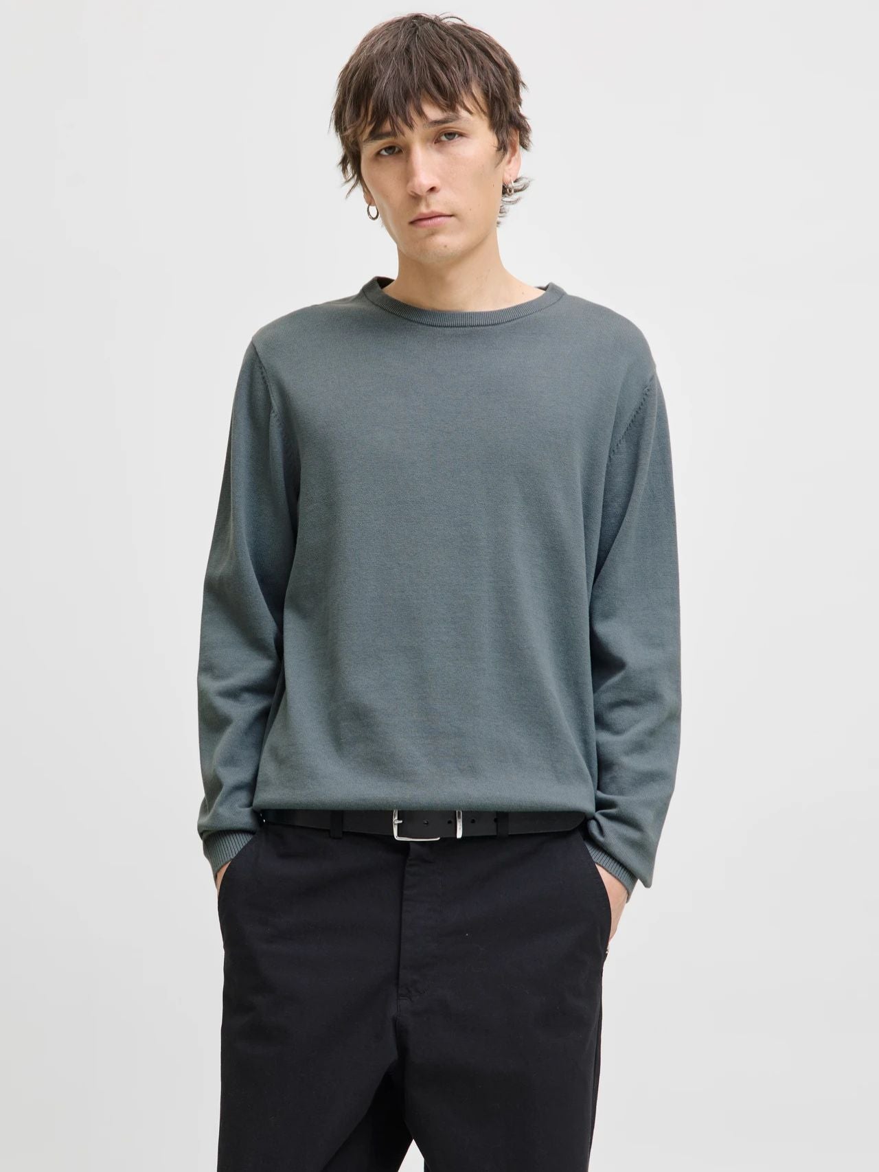 JACK & JONES Jjebasic Knit V-hals Noos pullover