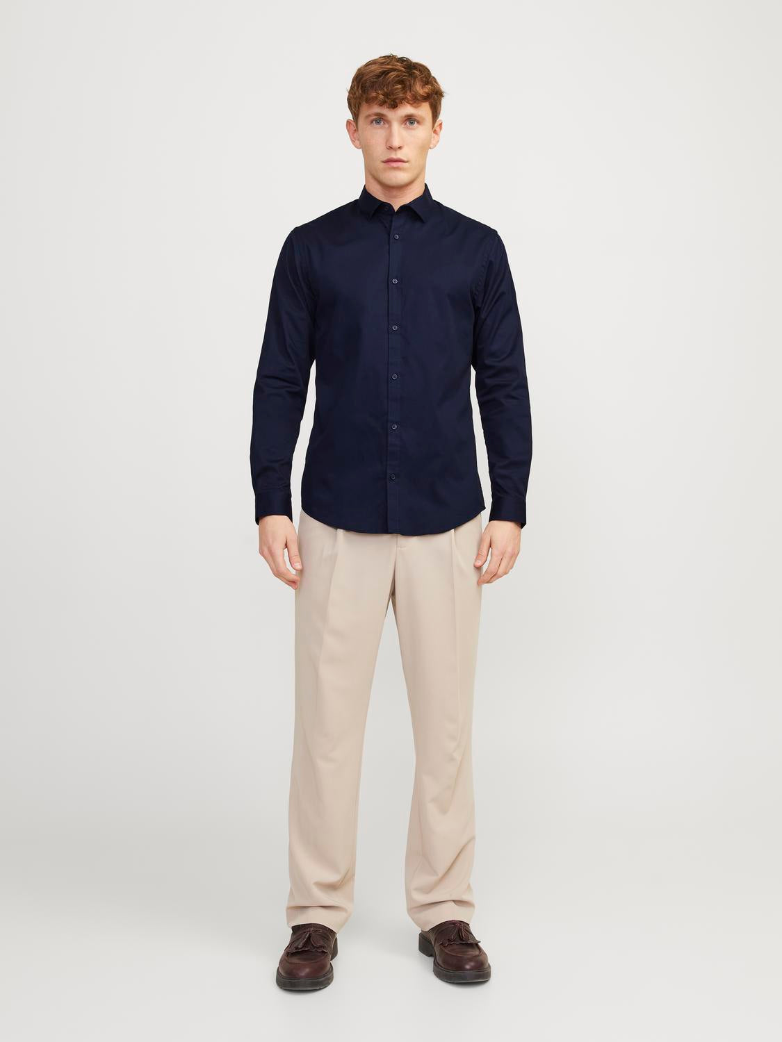 JPRBLACARDIFF SHIRT L/S NOOS