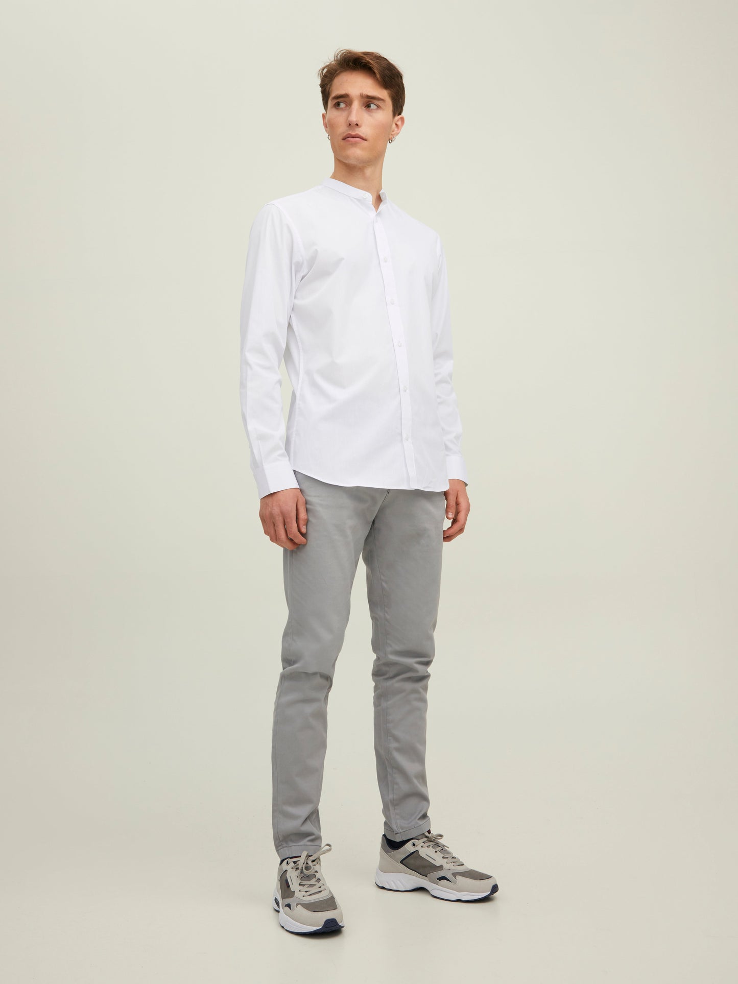 JJJOE SHIRT LS PLAIN MAO