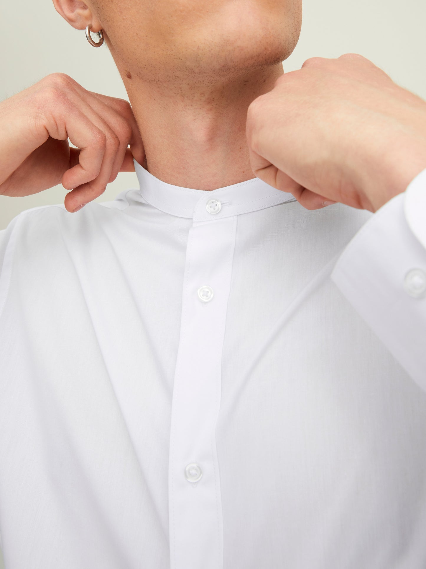 JJJOE SHIRT LS PLAIN MAO