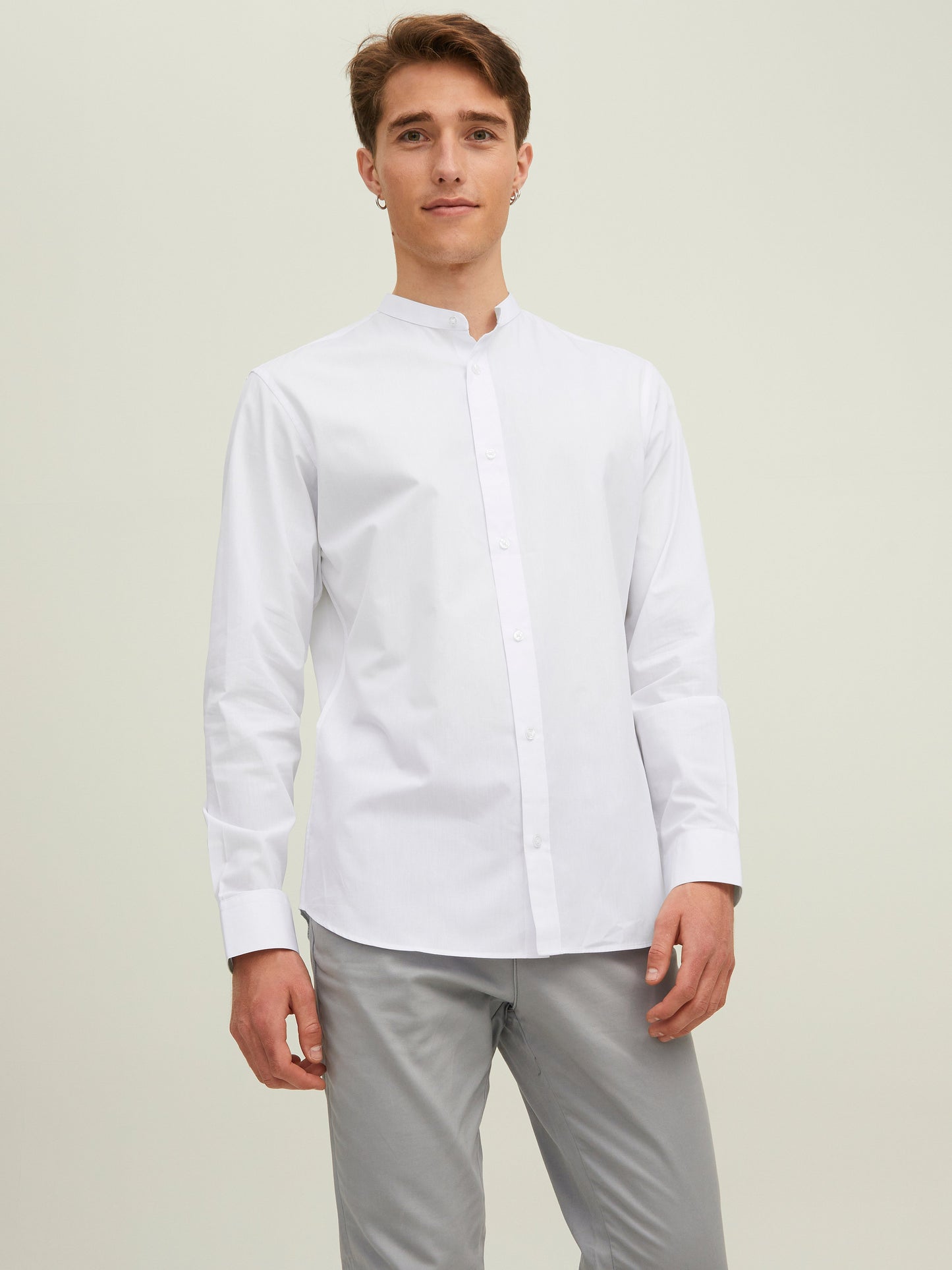 JJJOE SHIRT LS PLAIN MAO