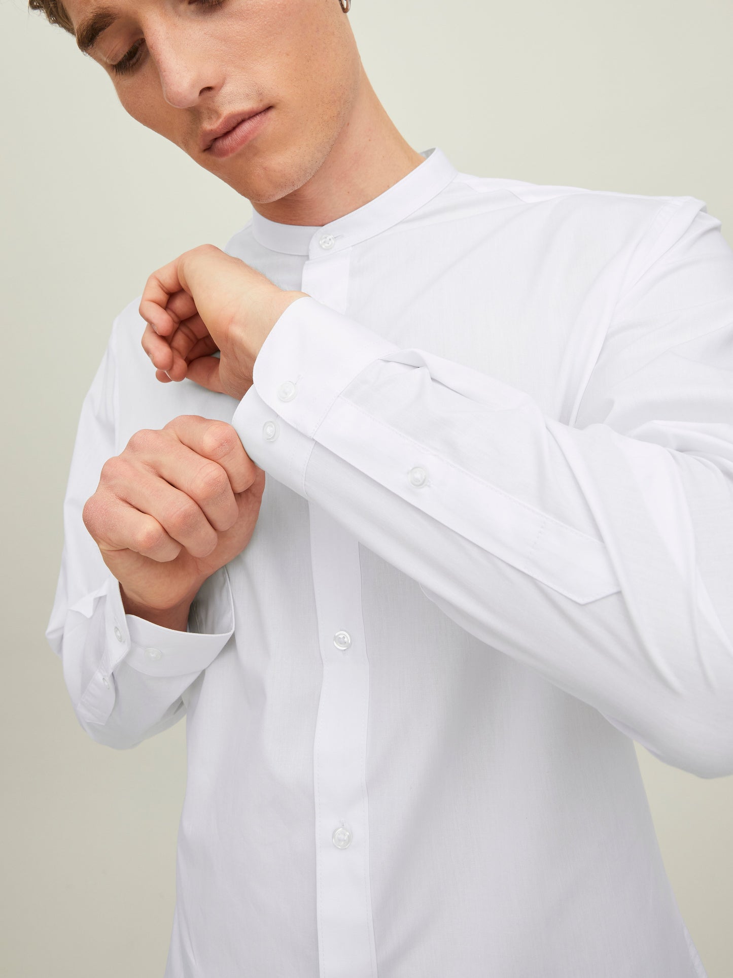 JJJOE SHIRT LS PLAIN MAO