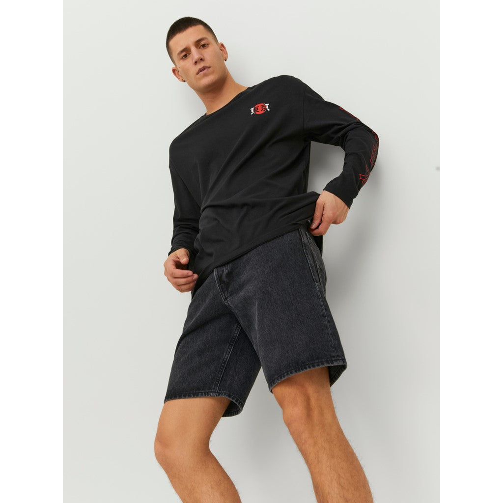 RELAXED FIT DENIM SHORTS