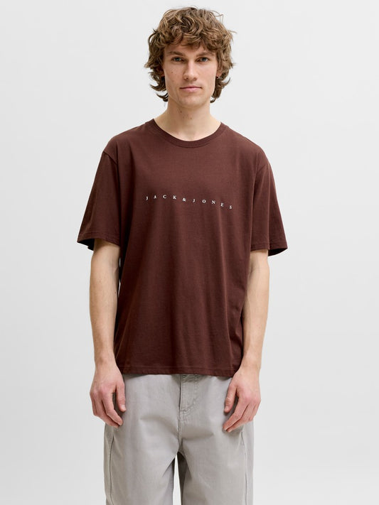 JJESTAR JJ TEE SS NOOS - BURGUNDY