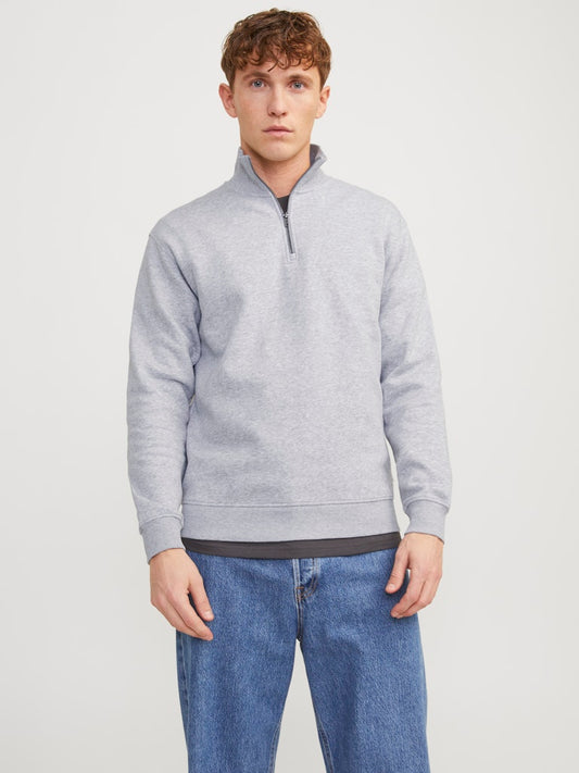 JJEBRADLEY SWEAT HALF ZIP NOOS