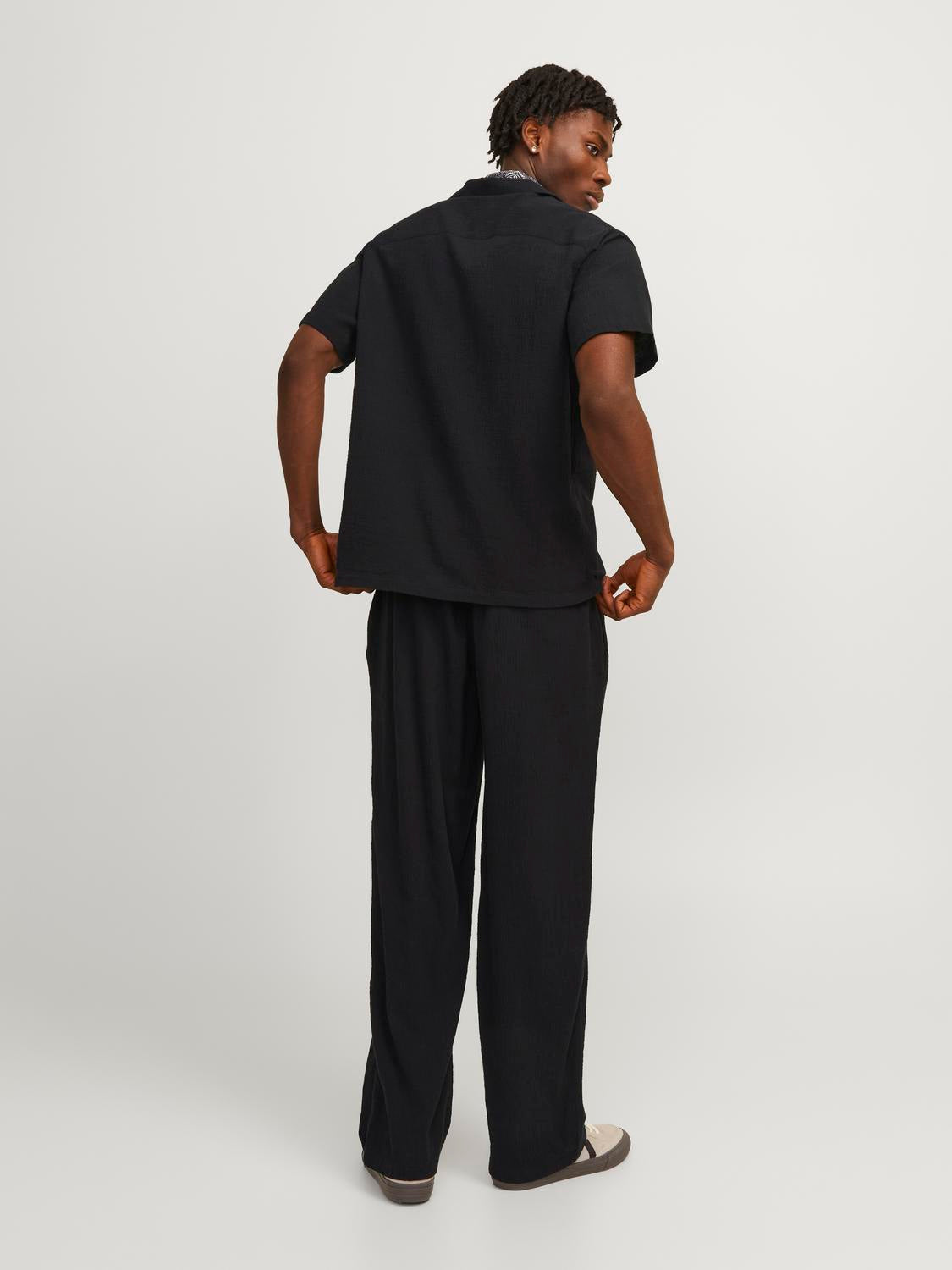 JORLUKE CRINKLE RESORT SHIRT SS SN