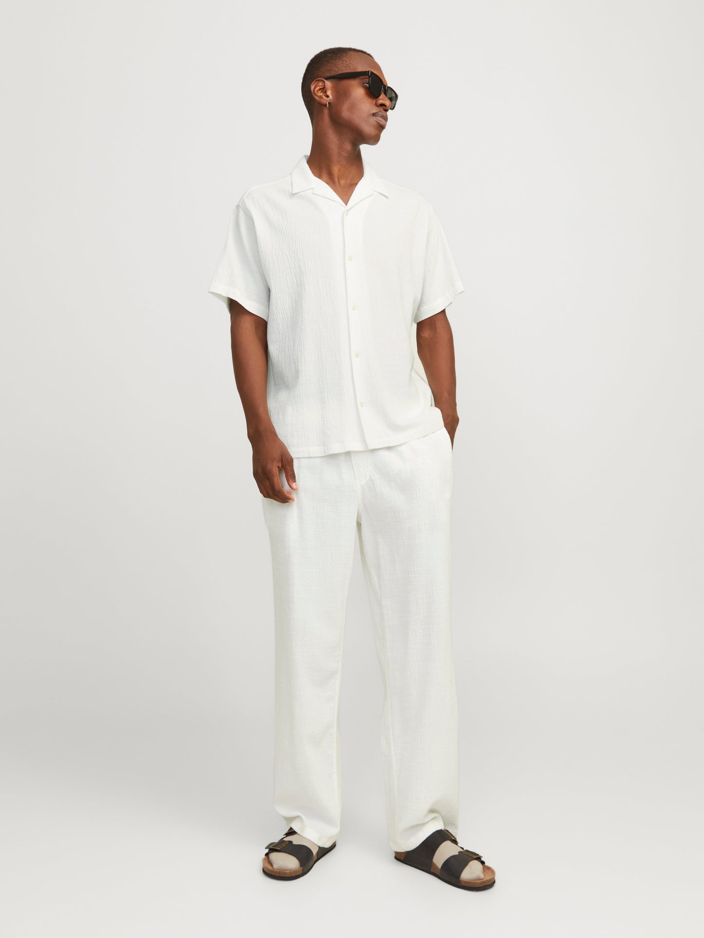 JORLUKE CRINKLE RESORT SHIRT SS SN
