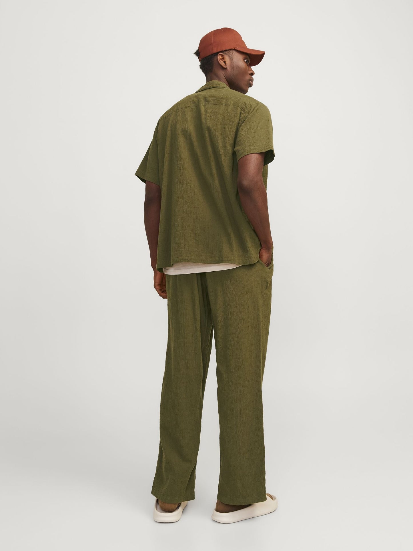 JORLUKE CRINKLE RESORT SHIRT SS SN