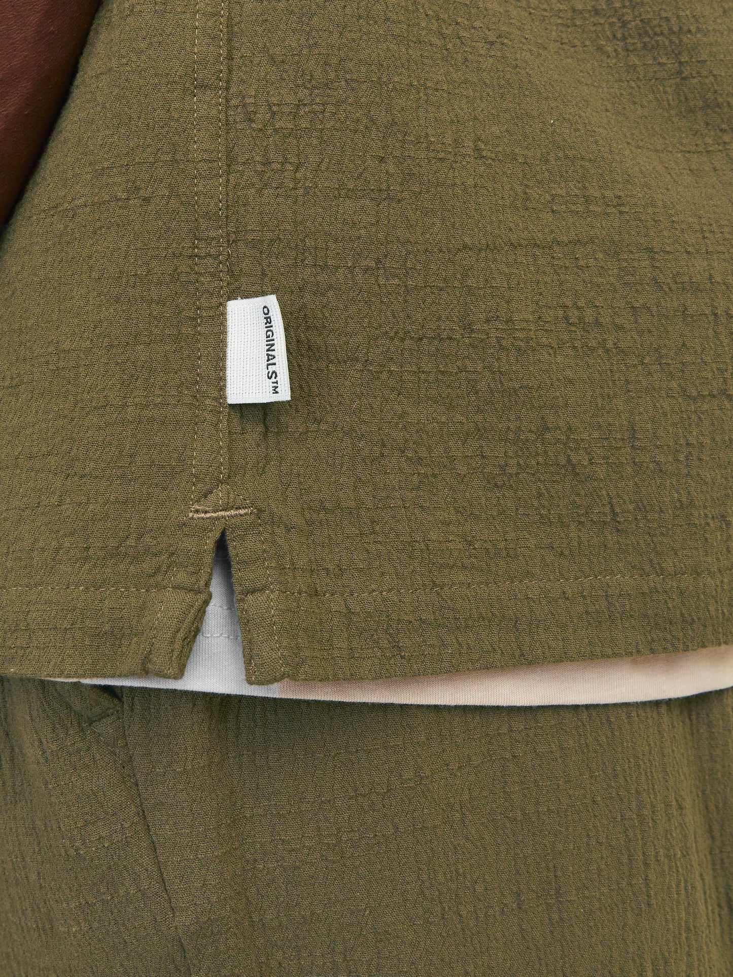 JORLUKE CRINKLE RESORT SHIRT SS SN