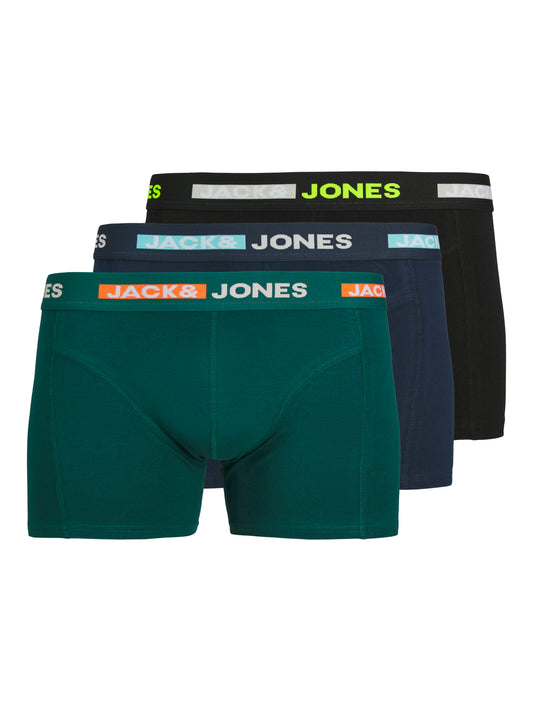 JACSCOTT SOLID TRUNKS 3 PACK SN JNR