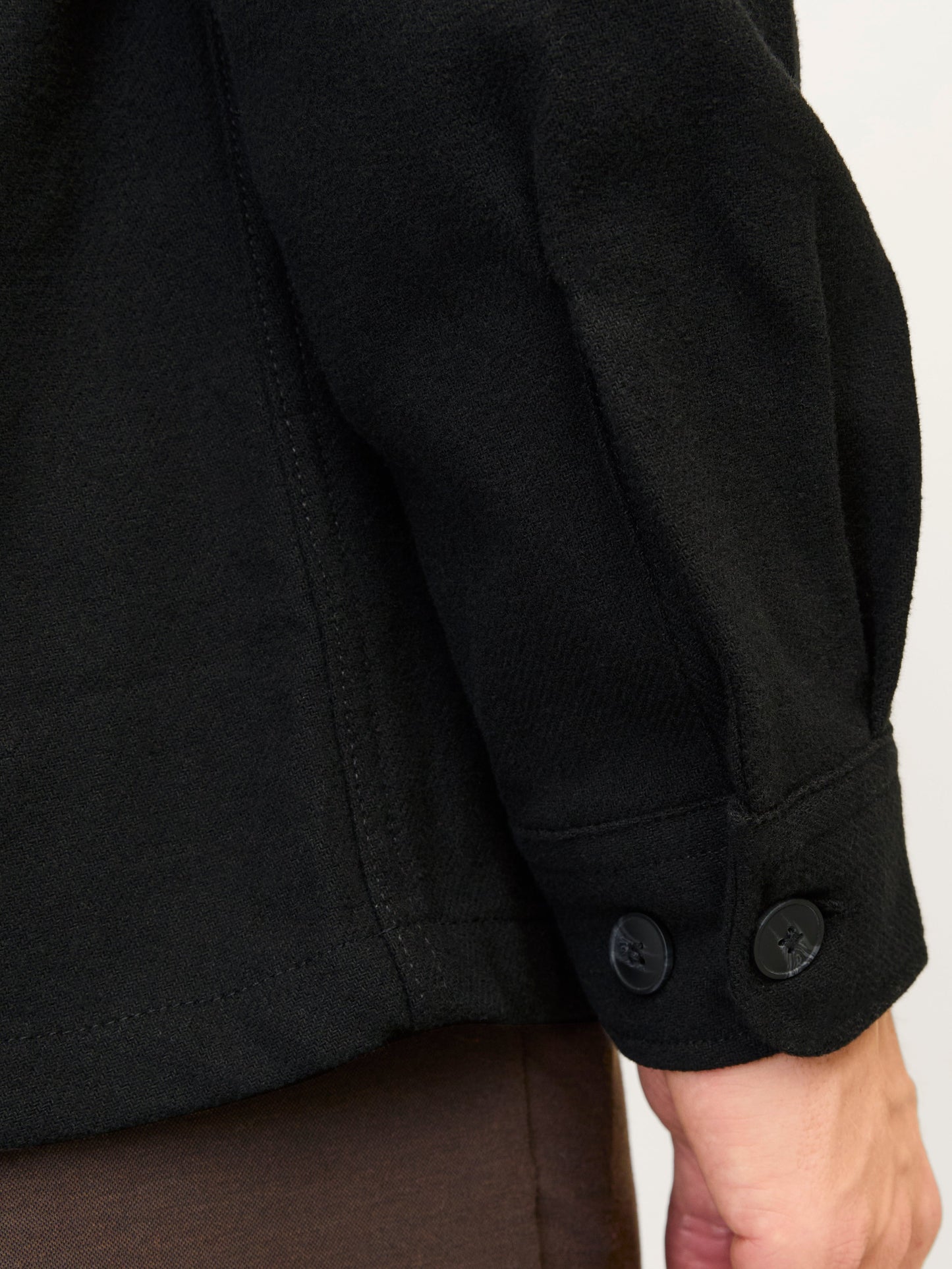 JPRRAYMOND MELANGE SOLID LS OVERSHIRT SN
