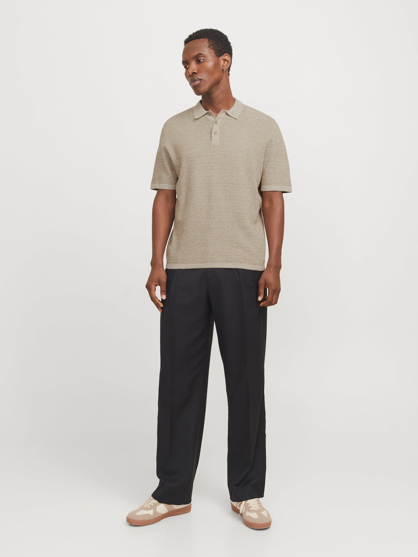JJEGEORGE KNIT POLO SS SN