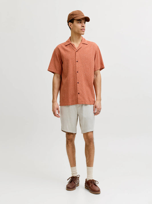 JPSTACE MYKONOS LINEN BLEND SHORTS REG