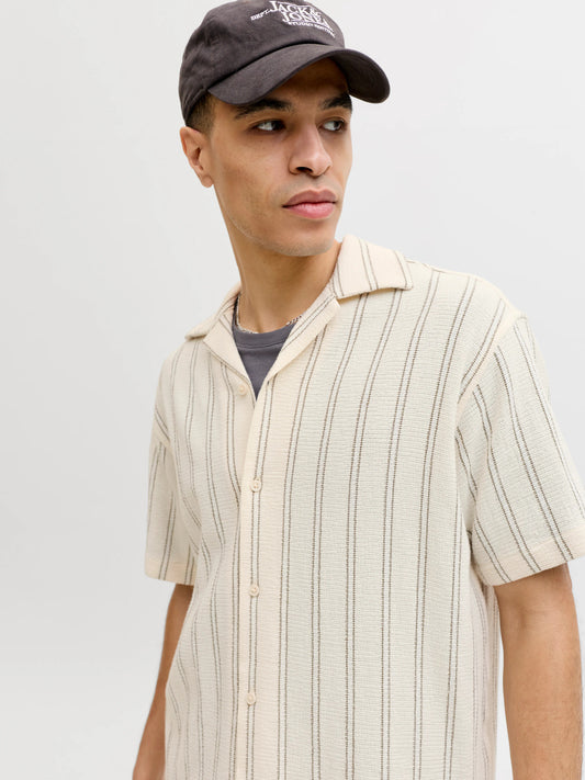 JJECOBA STRIPE RESORT SHIRT SS SN