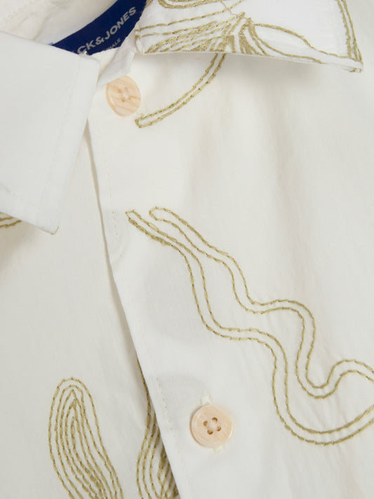 JORCURTIS EMB OVERSIZED SHIRT SS