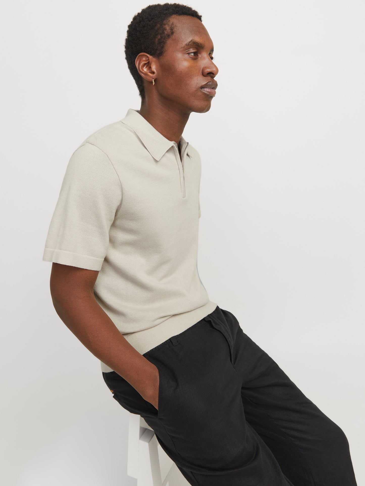 JPRBLAMILANO SPRING KNIT POLO SS SN