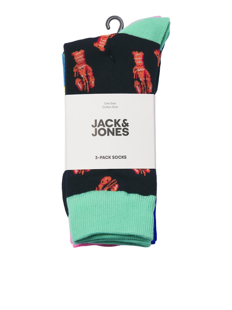 JACSEAFOOD SOCKS 3 PACK