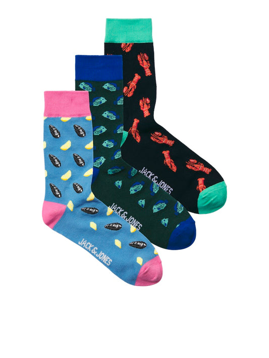 JACSEAFOOD SOCKS 3 PACK