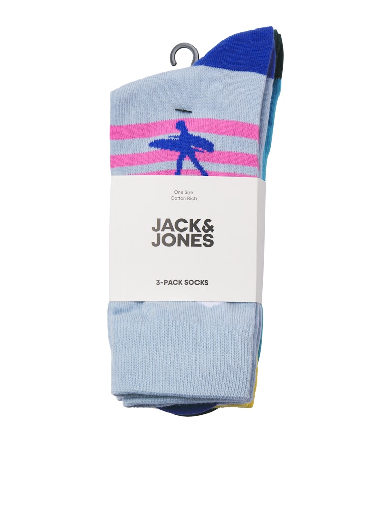 JACBEACH LANDSCAPE SOCKS 3 PACK