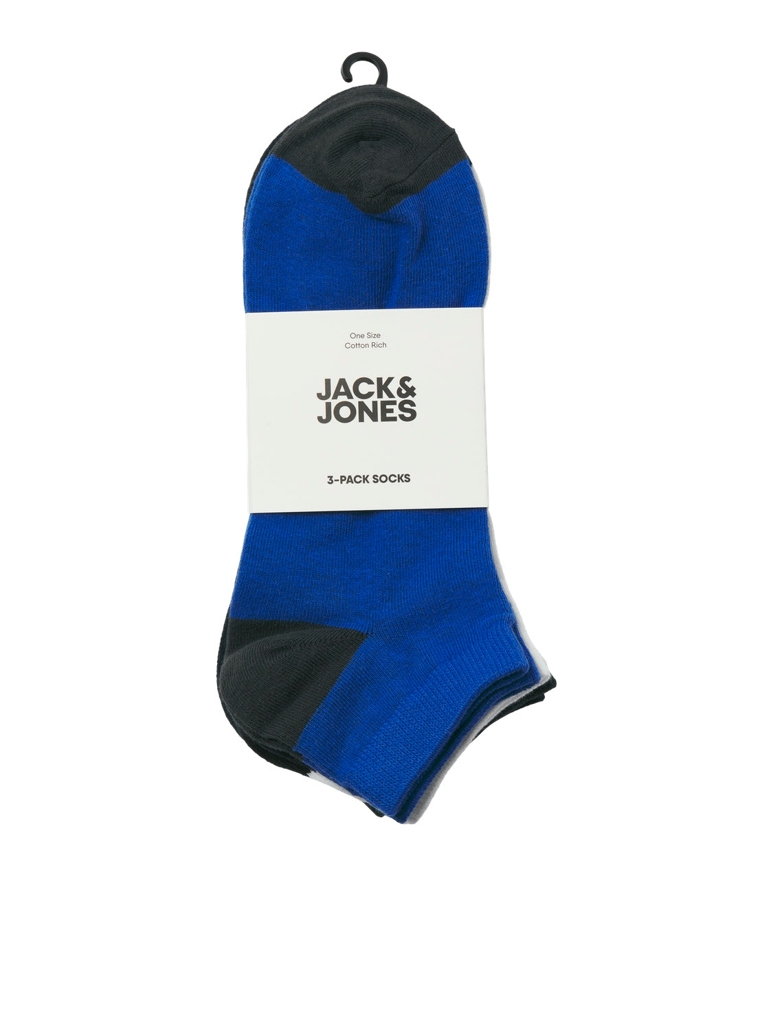 JACJOSEPH SOLID SHORT SOCKS 3 PACK