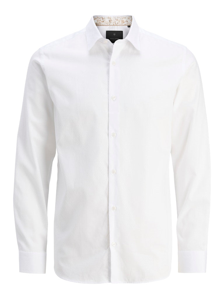 JPRBLABARNES DETAIL DOBBY L/S SHIRT LN