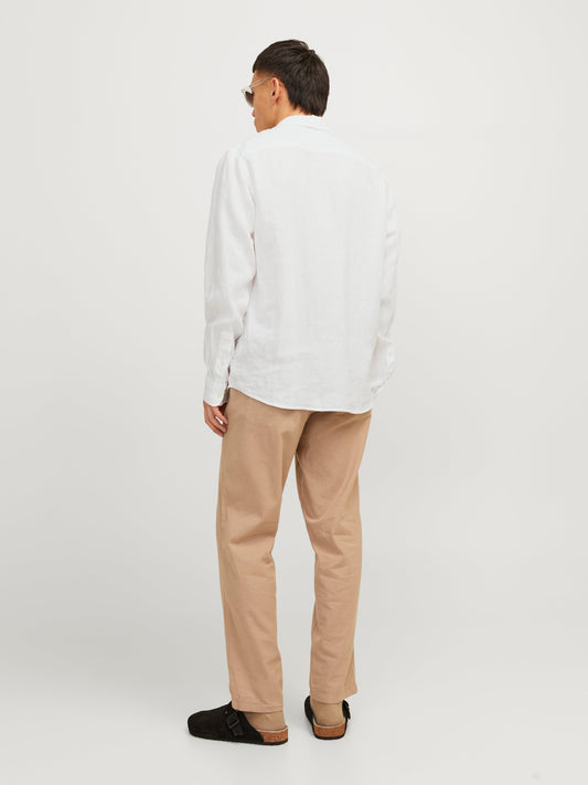 JPRBLALAWRENCE LINEN L/S SHIRT SN