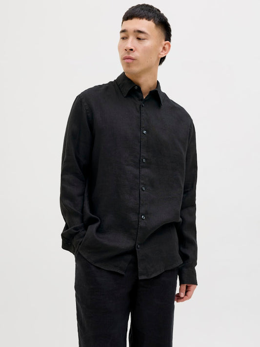 JPRBLALAWRENCE LINEN L/S SHIRT SN