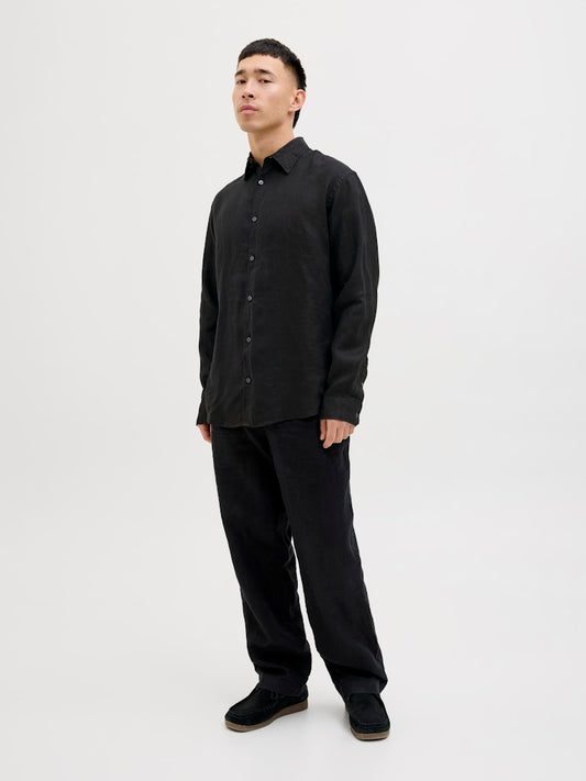 JPRBLALAWRENCE LINEN L/S SHIRT SN