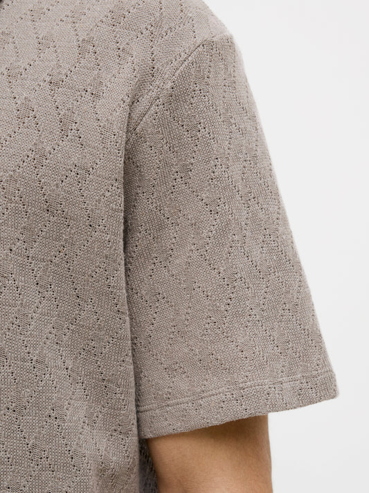 JPRBLATRENT JACQUARD POLO SN