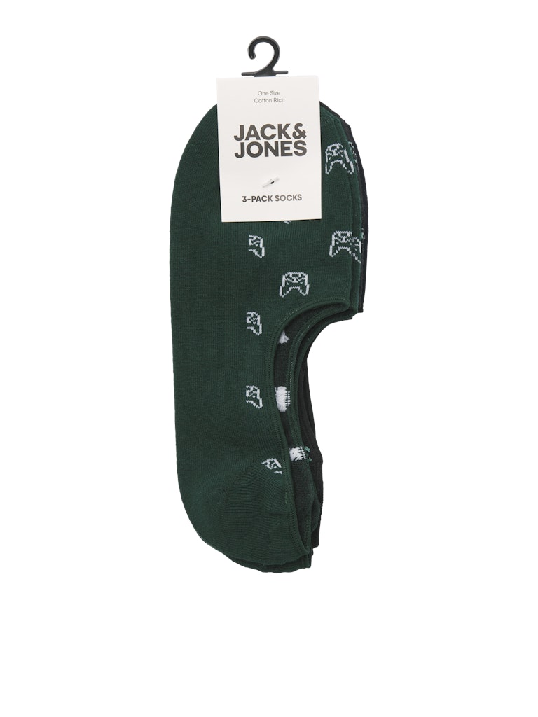 JACDENIM DOG MULTI SHORT SOCK 3 PACK