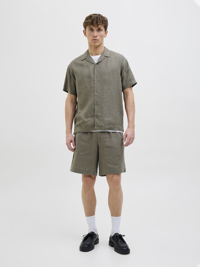 JPRCCLAWRENCE LINEN RESORT S/S SHIRT LN