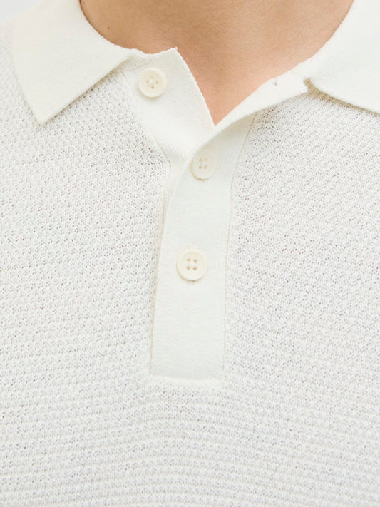 JJEGEORGE KNIT POLO LS SN