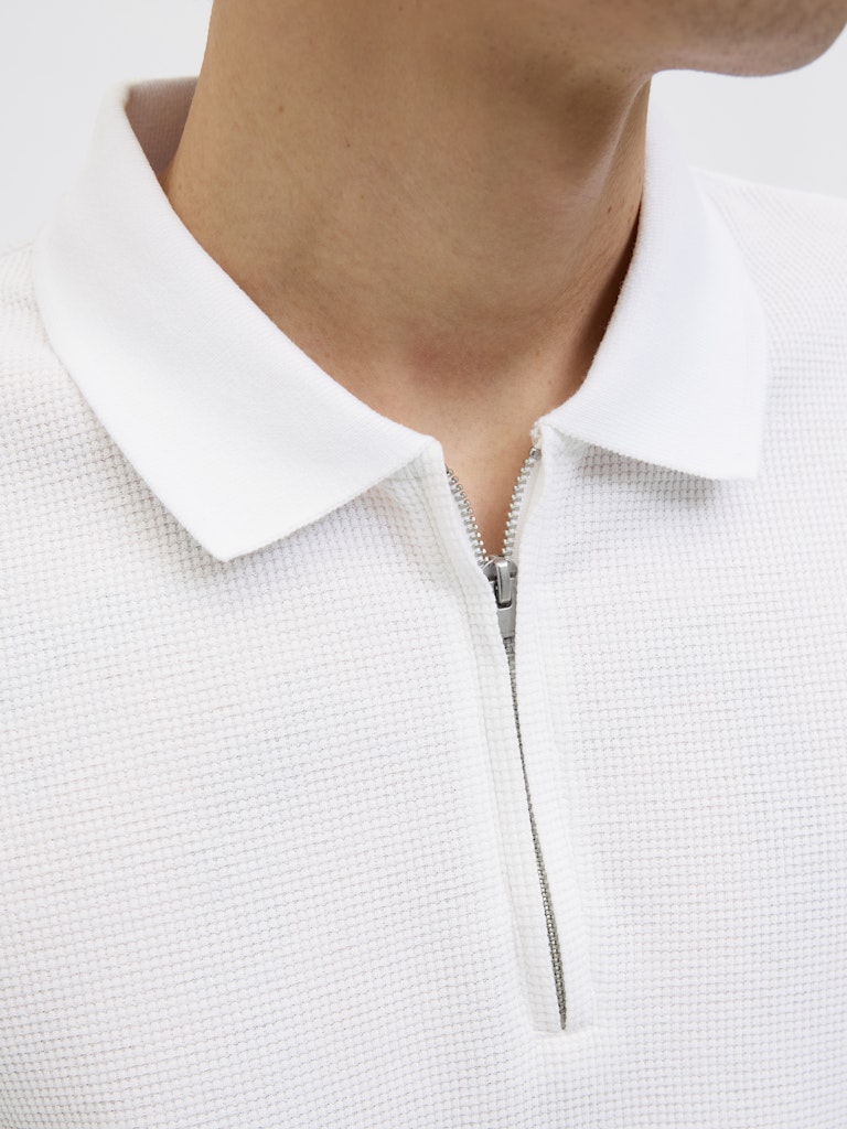 JJEAUSTIN ZIP POLO SS NOOS