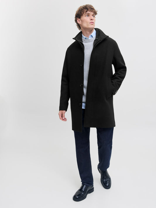 JPRCCKEITH WOOL BLEND STANCOLLAR COAT SN