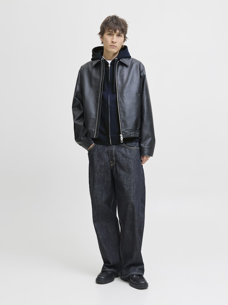 JORNORREBRO EMB SWEAT ZIP HOOD NOOS