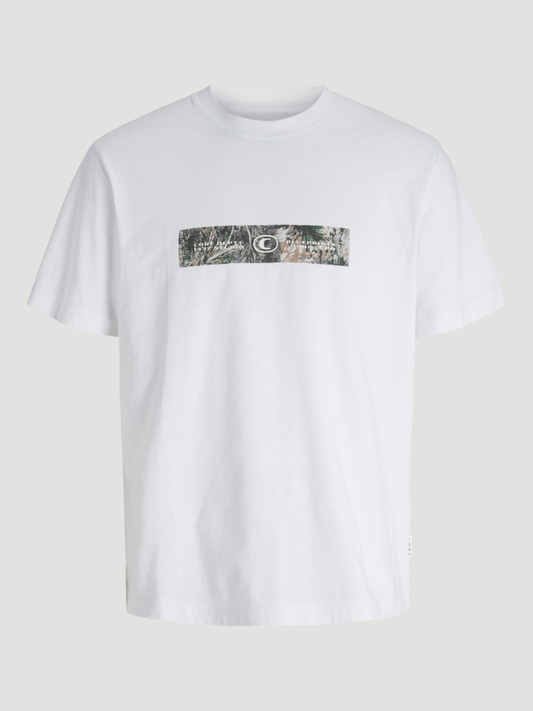 JCOSTANCE FRONT TEXT TEE SS CREW NECK