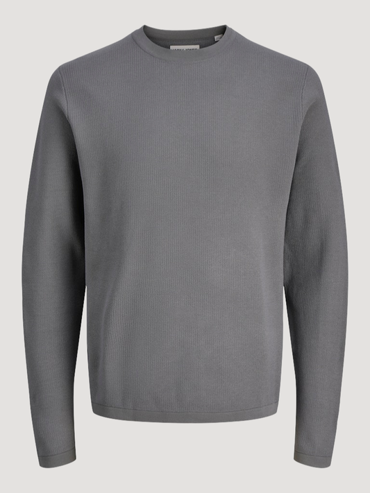 JCOSTANCE KNIT BADGE CREW NECK