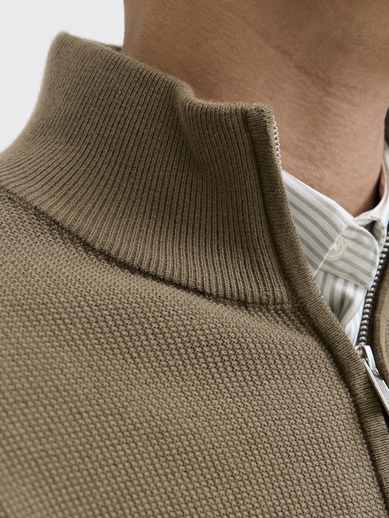 JPRBLUREX KNIT FULL ZIP CARDIGAN LN