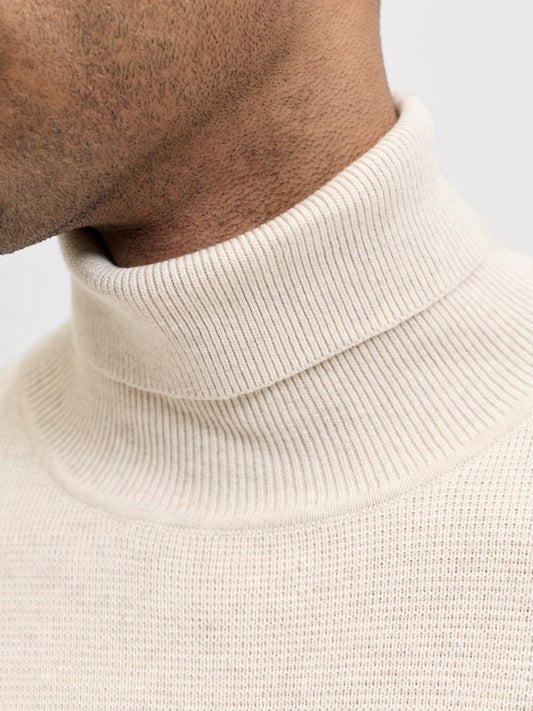 JPRBLAMILANO STITCH KNIT ROLL NECK