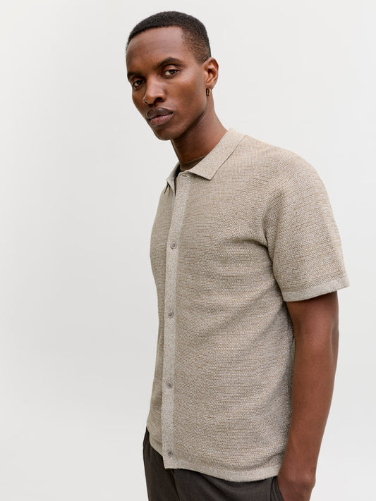 JJEGEORGE KNIT SHIRT SS SN