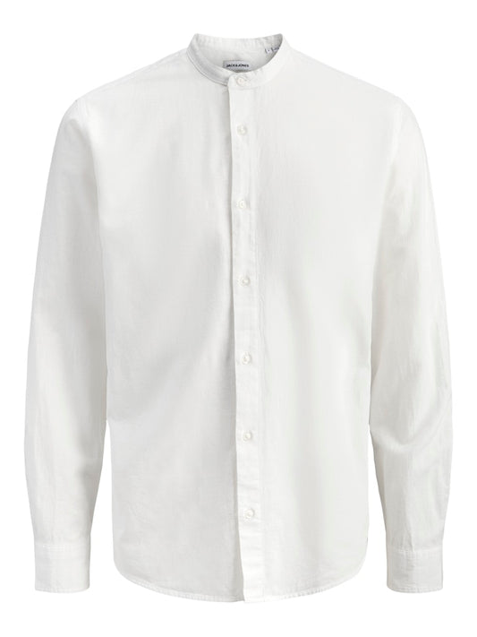 JJEBREEZE-LINEN-BLEND-BAND-SHIRT-L/S-SN