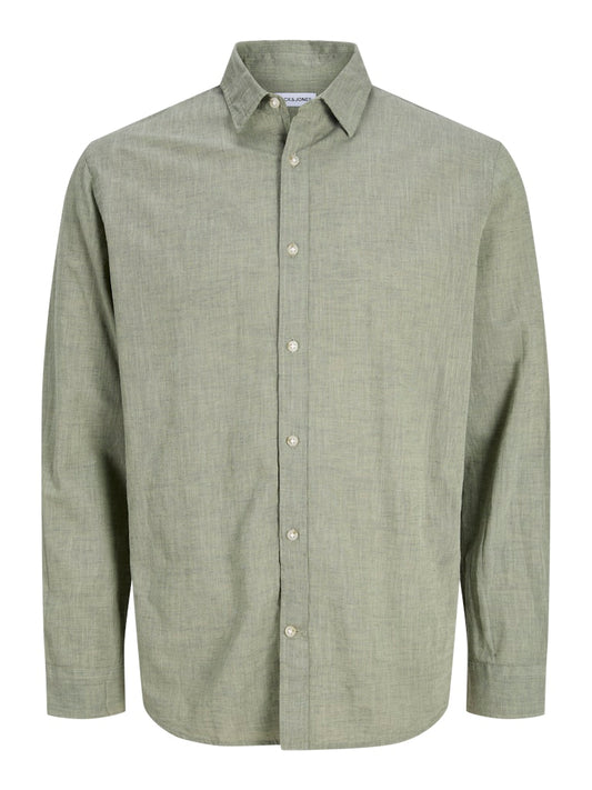 JJESUMMER LINEN BLEND SHIRT L/S SN