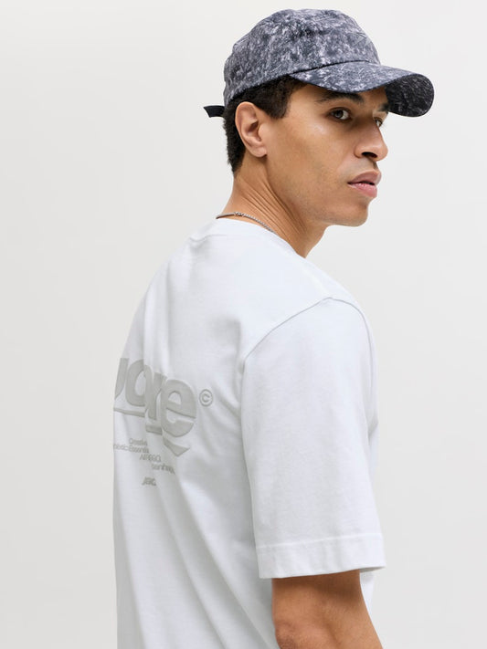 JCOCLUB BACK TEXT PRINT TEE SS CREW NECK