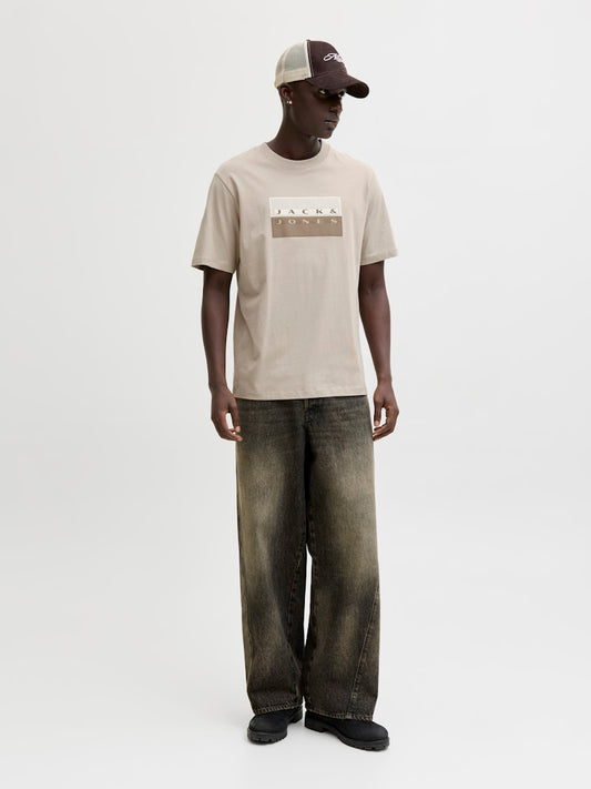 JCOFUSION DOTS PRINT TEE SS CREW SN