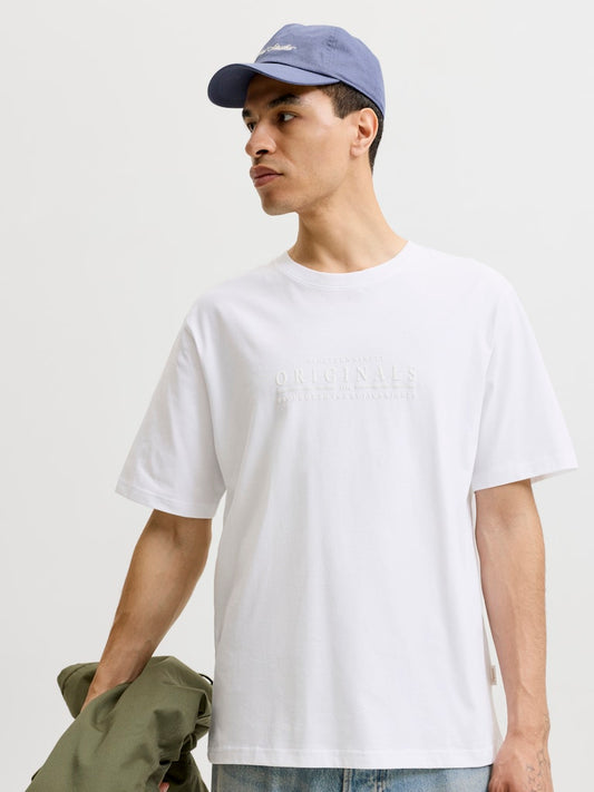 JORCATSKILLS MINIMAL TEE CREW NECK LN