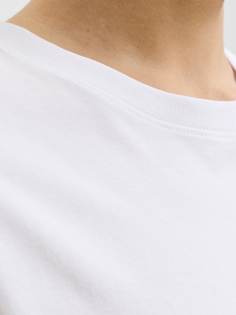 JORCATSKILLS MINIMAL TEE CREW NECK LN