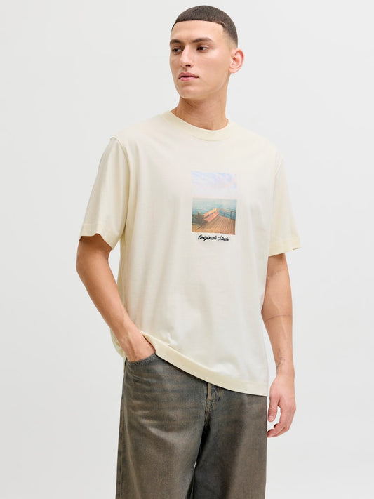 JORNORREBRO PHOTO TEE SS CREW NECK LN