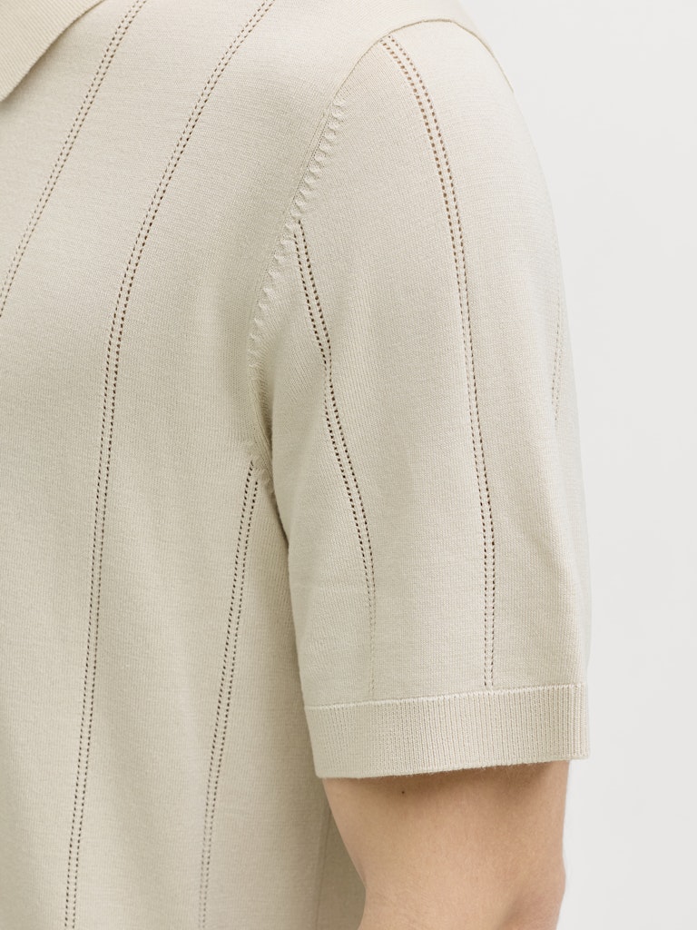 JPRBLAWILLIAM STRUCTURE KNIT POLO SS SN