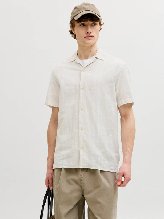 JPRBLUSUMMER LIN. BLEN DOBBY SS SHIRT SN