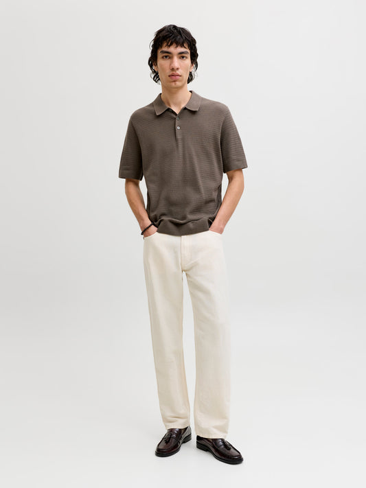 JPRBLURILEY KNIT POLO SS SN